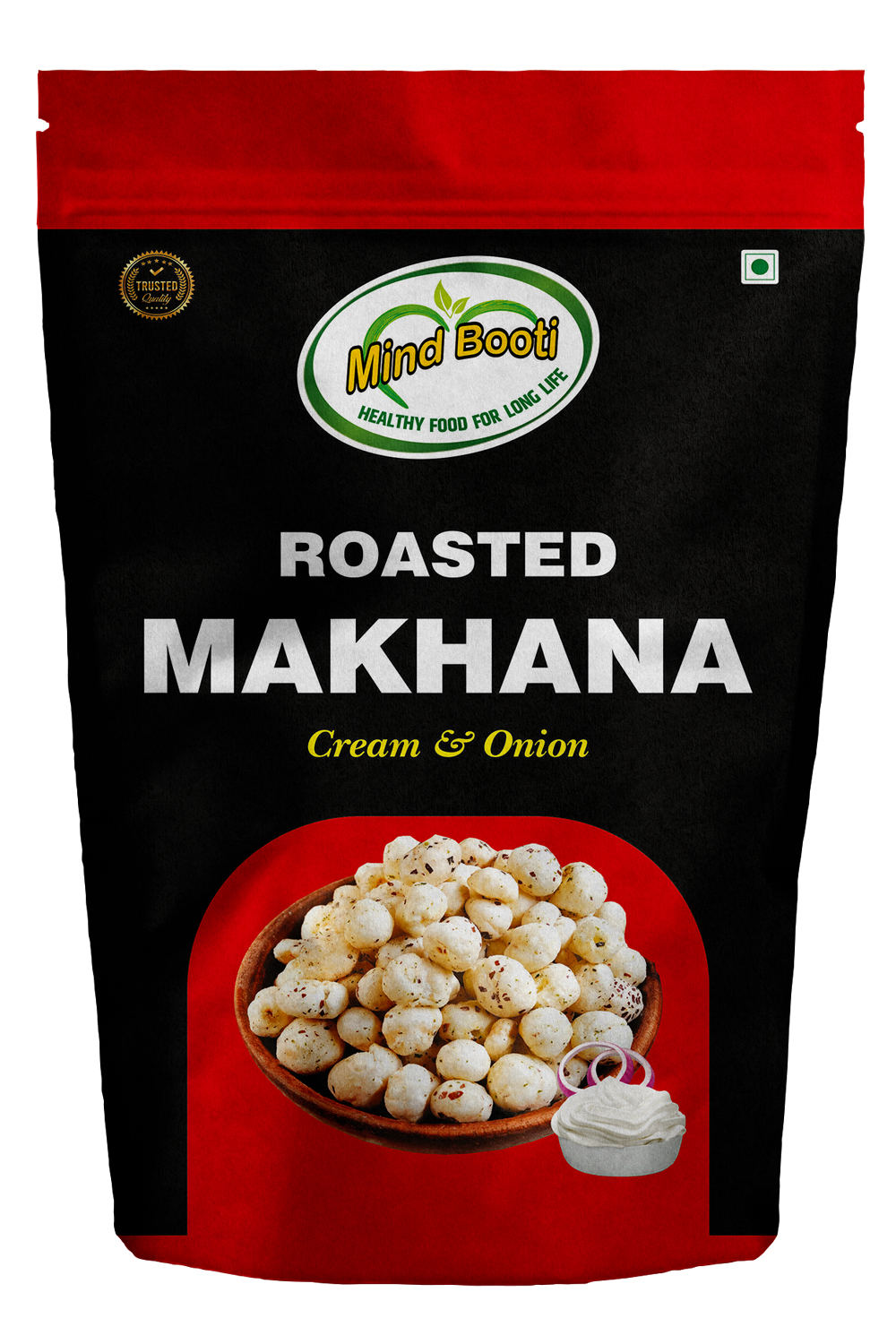 Mind Booti Roasted Makhana Cream & Onion 80gm