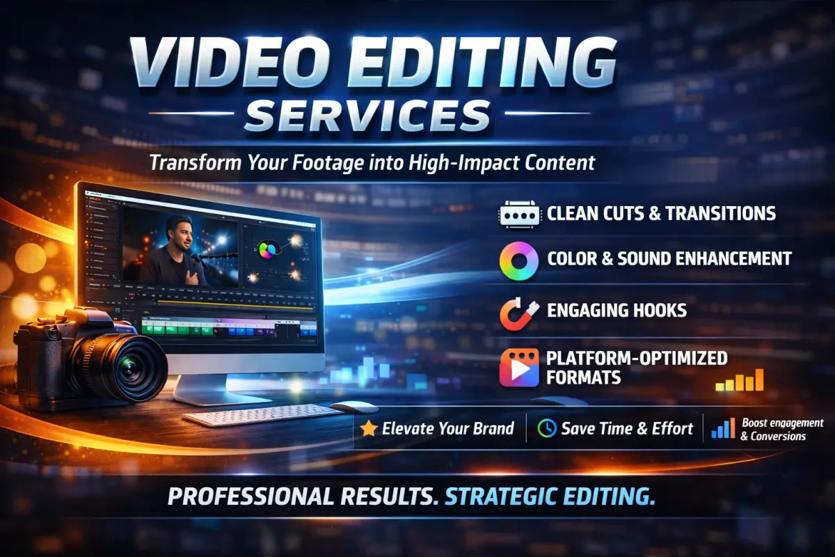 Professional Video Editing (Reel/ YouTube Short)